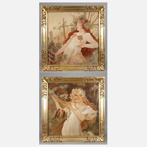 Allegorie des Frühlings und des Herbstes