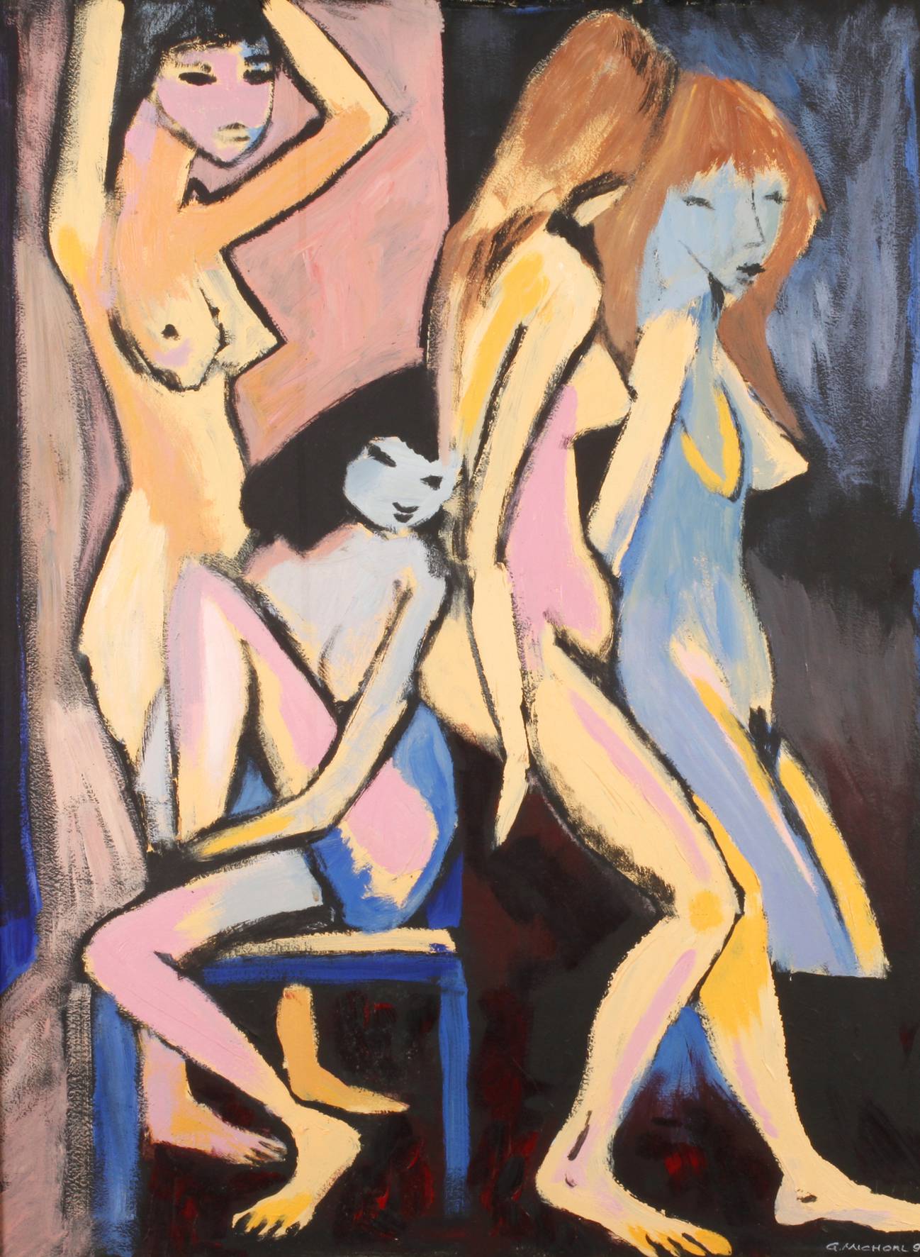 Expressive Mädchenakte