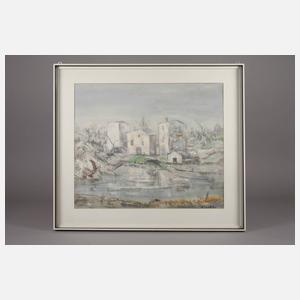 Mediterrane Morgenlandschaft