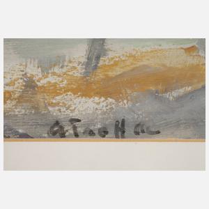 Mediterrane Morgenlandschaft