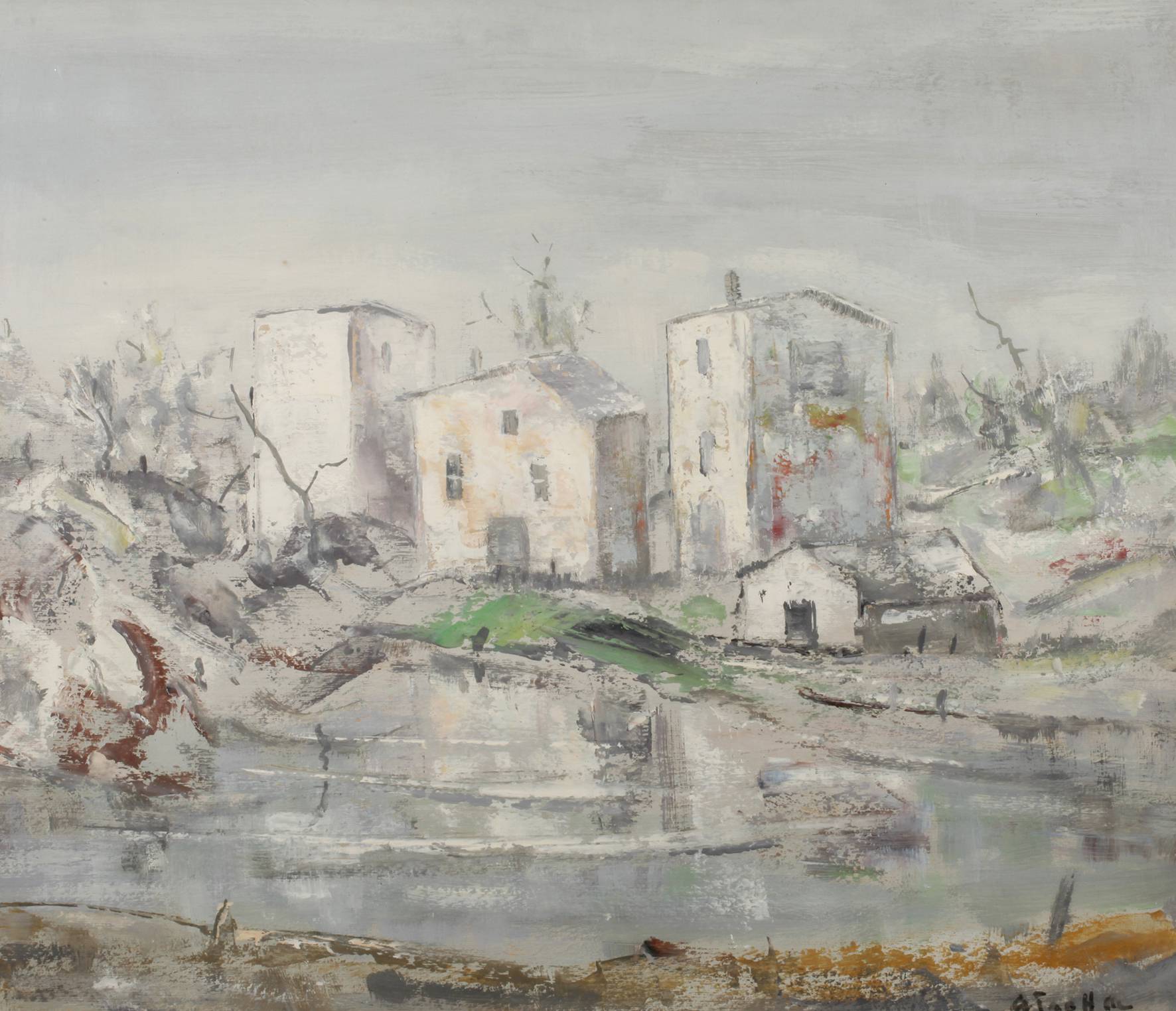 Mediterrane Morgenlandschaft