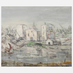 Mediterrane Morgenlandschaft