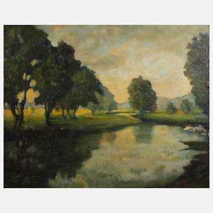 Sommerliche Flusslandschaft