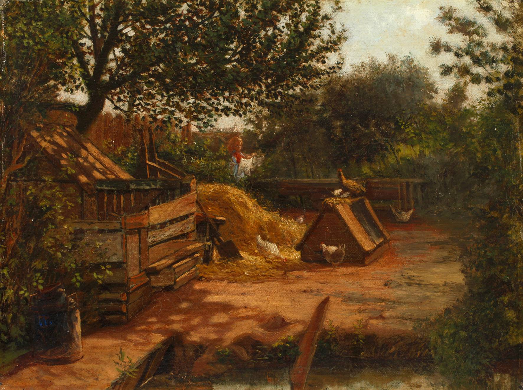 Sommerliches Bauernhofidyll