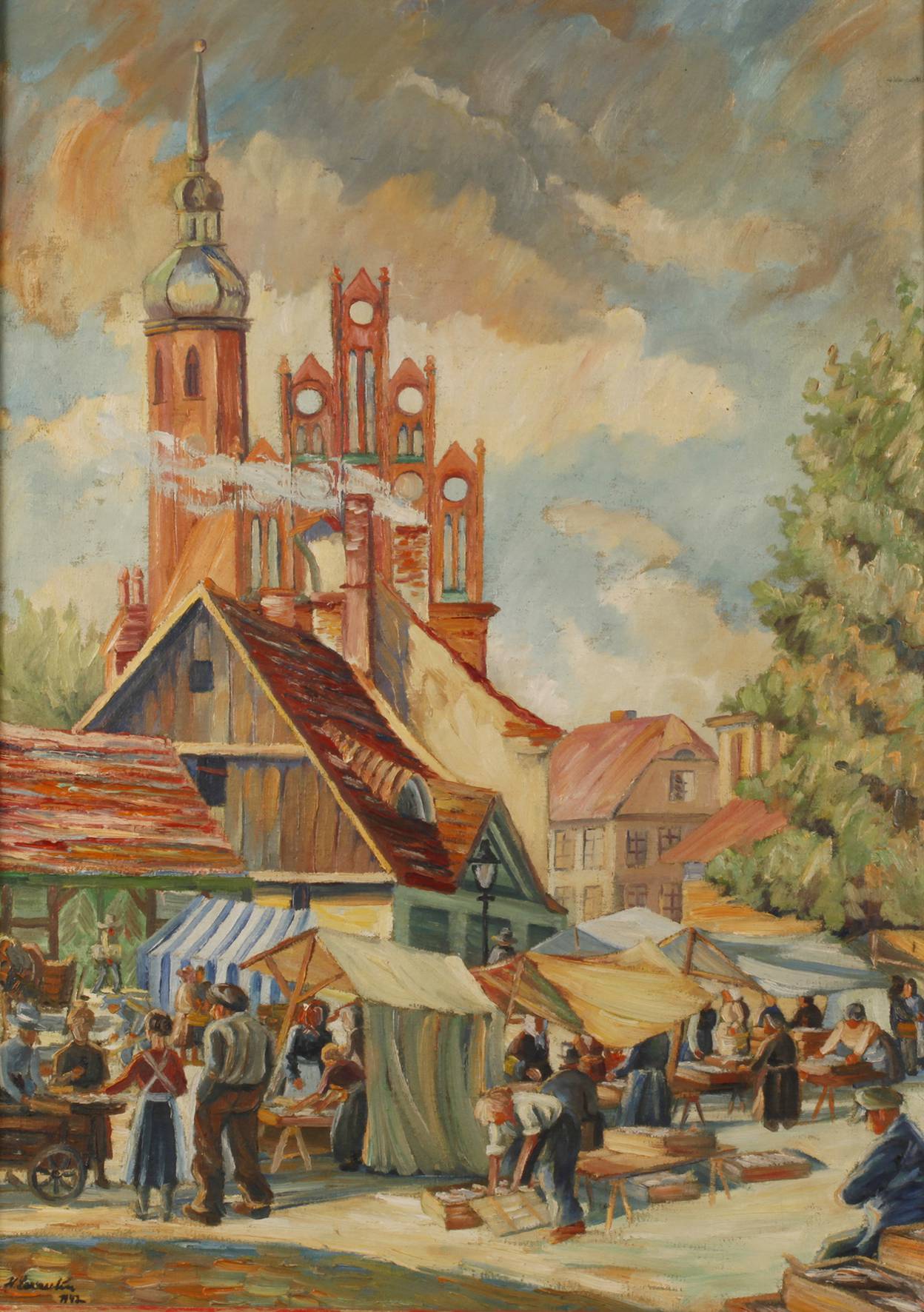 ”Fischmarkt in Stolp”