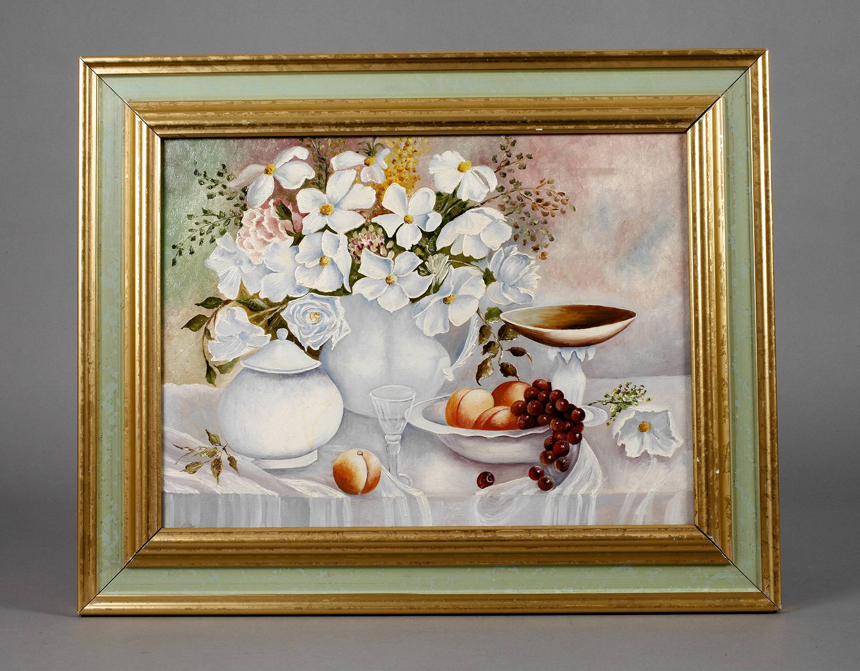 Tafelstillleben mit Anemonen