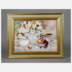 Tafelstillleben mit Anemonen