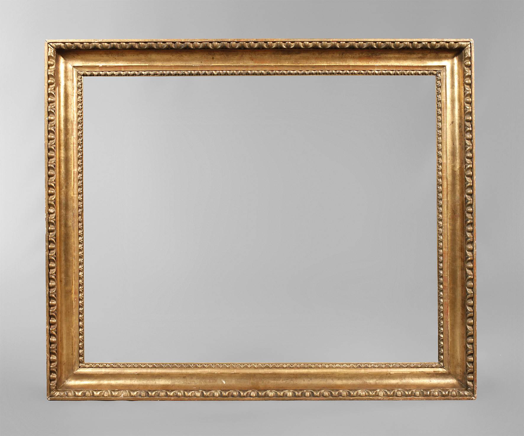 Spätklassizistischer Ochsenaugenrahmen um 1800