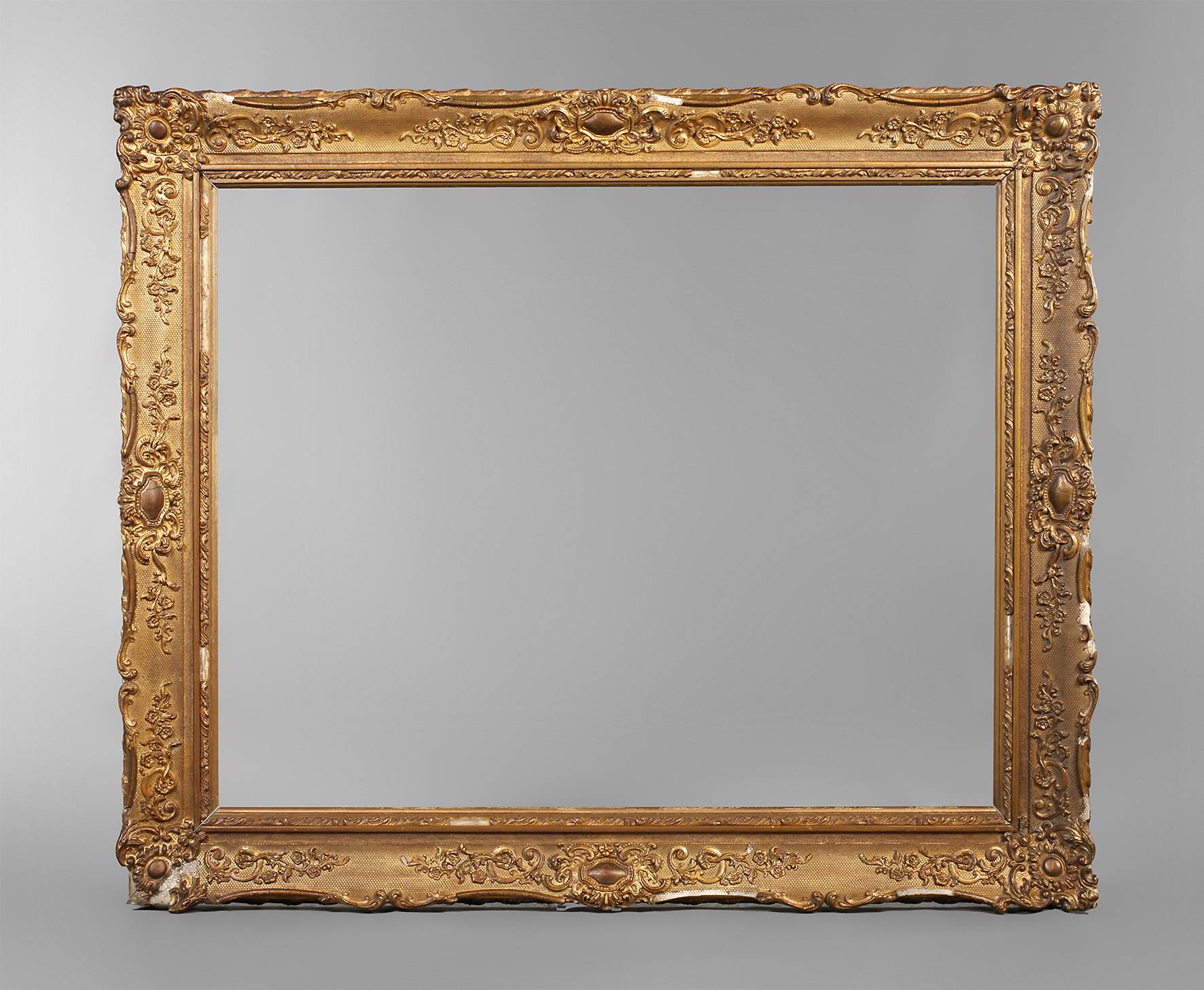 Goldstuckrahmen Spätbiedermeier um 1860