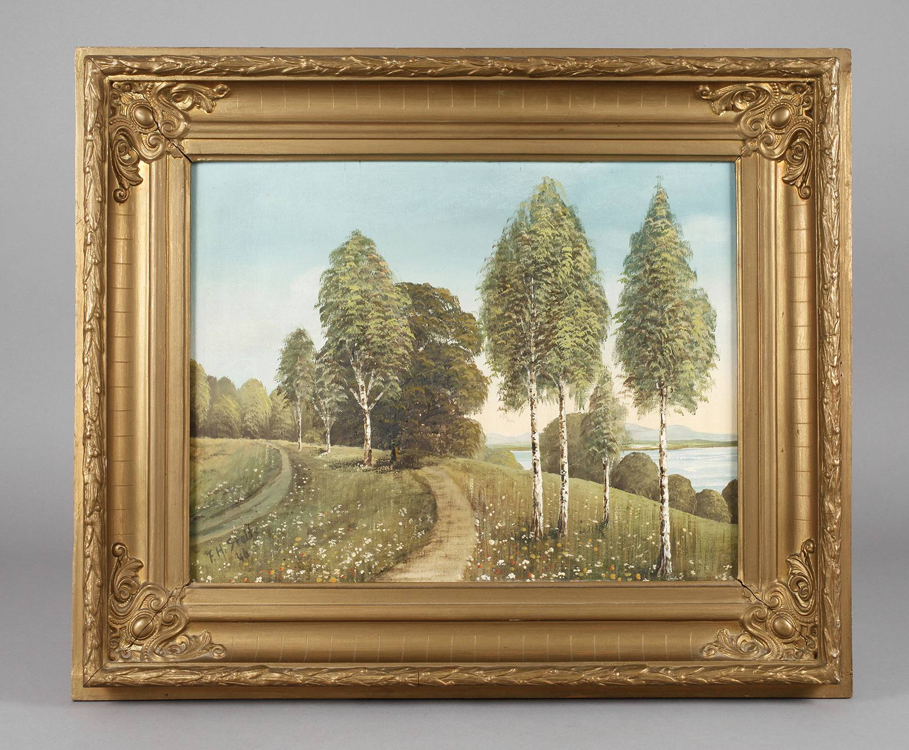 Goldstuckrahmen, 1. Hälfte 19. Jh.