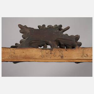 Geschnitzter Rahmen mit Eichendekor