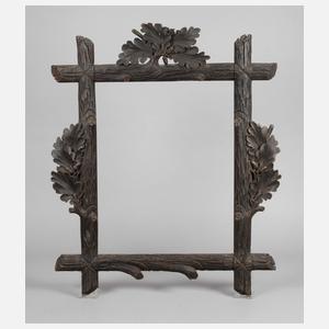 Geschnitzter Rahmen mit Eichendekor