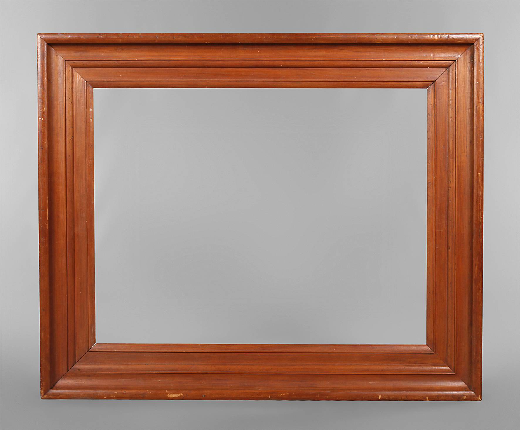 Große kirschfarbene Holzleiste um 1910