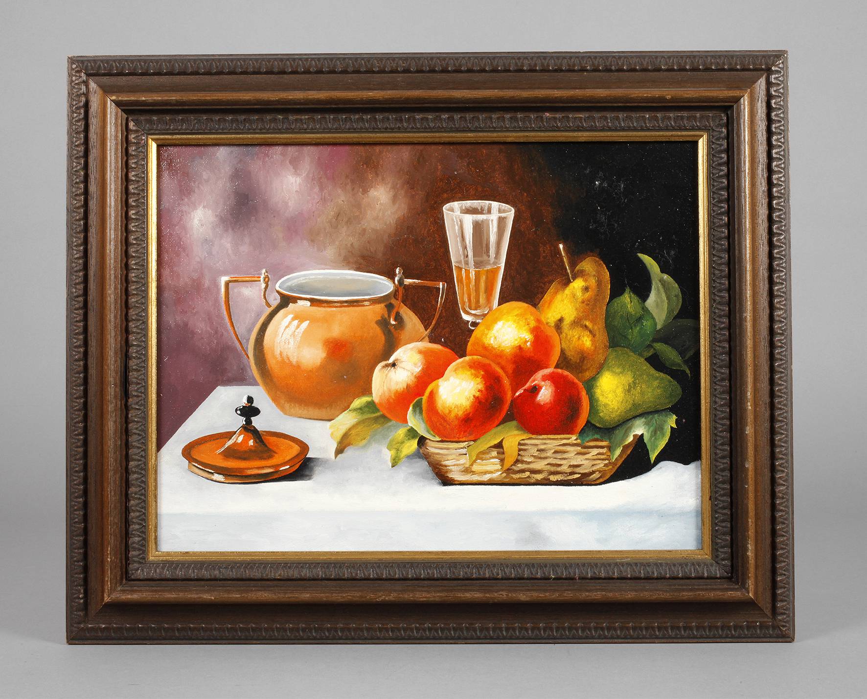 Holzleiste mit Goldkante