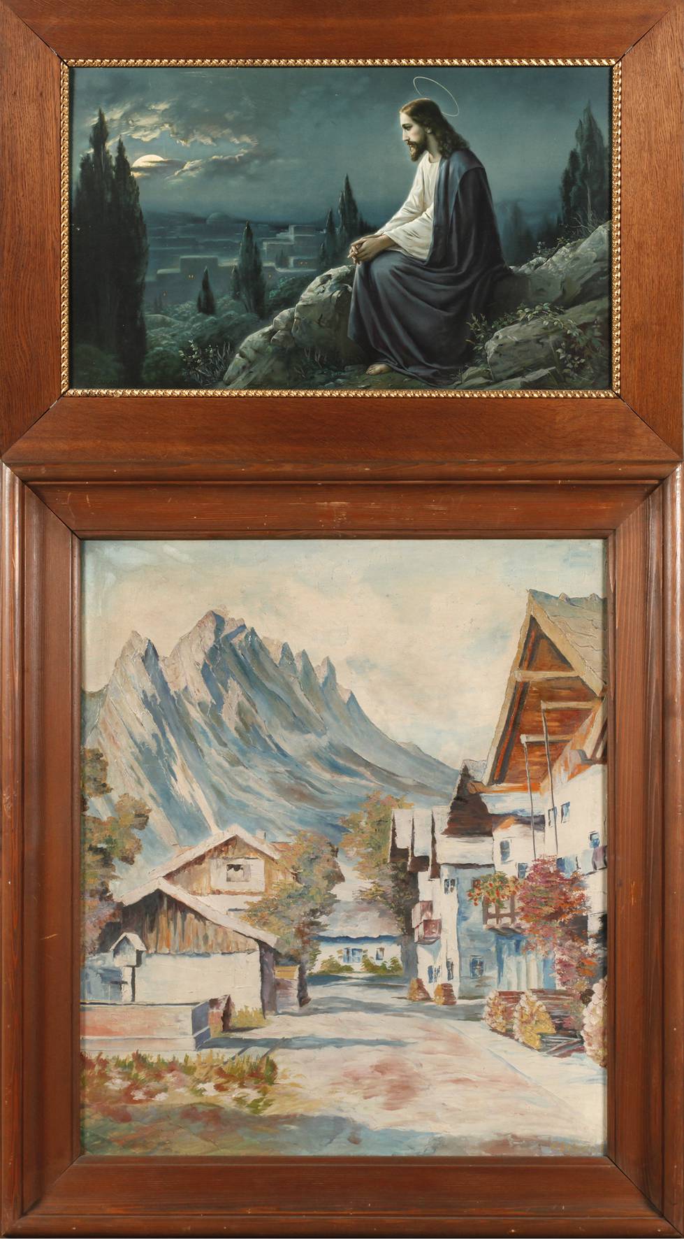 Zwei Holzleisten 20. Jh.