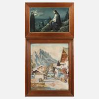 Zwei Holzleisten 20. Jh.111