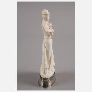 Feine Elfenbeinschnitzerei