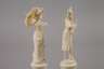 Paar Elfenbeinschnitzereien