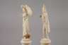 Paar Elfenbeinschnitzereien