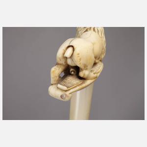 Spazierstock Elfenbein