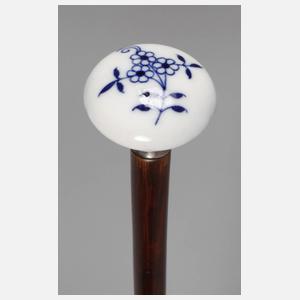 Flanierstock Porzellan