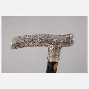 Spazierstock Silber