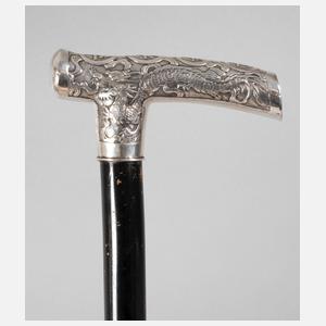 Spazierstock Silber
