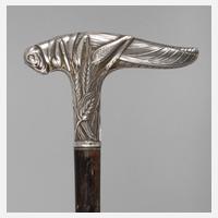 Spazierstock Silber111