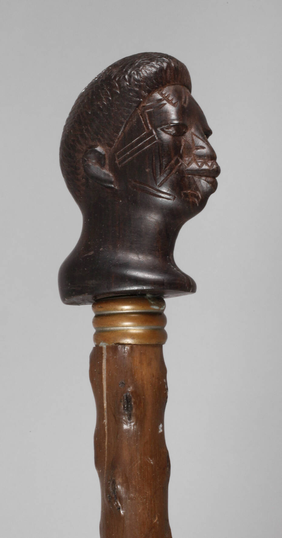 Geschnitzter Spazierstock