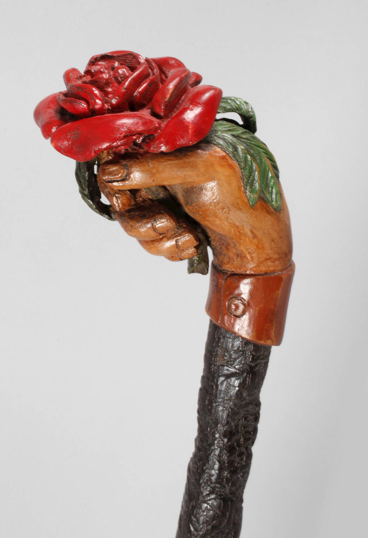 Geschnitzter Spazierstock