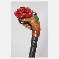 Geschnitzter Spazierstock111