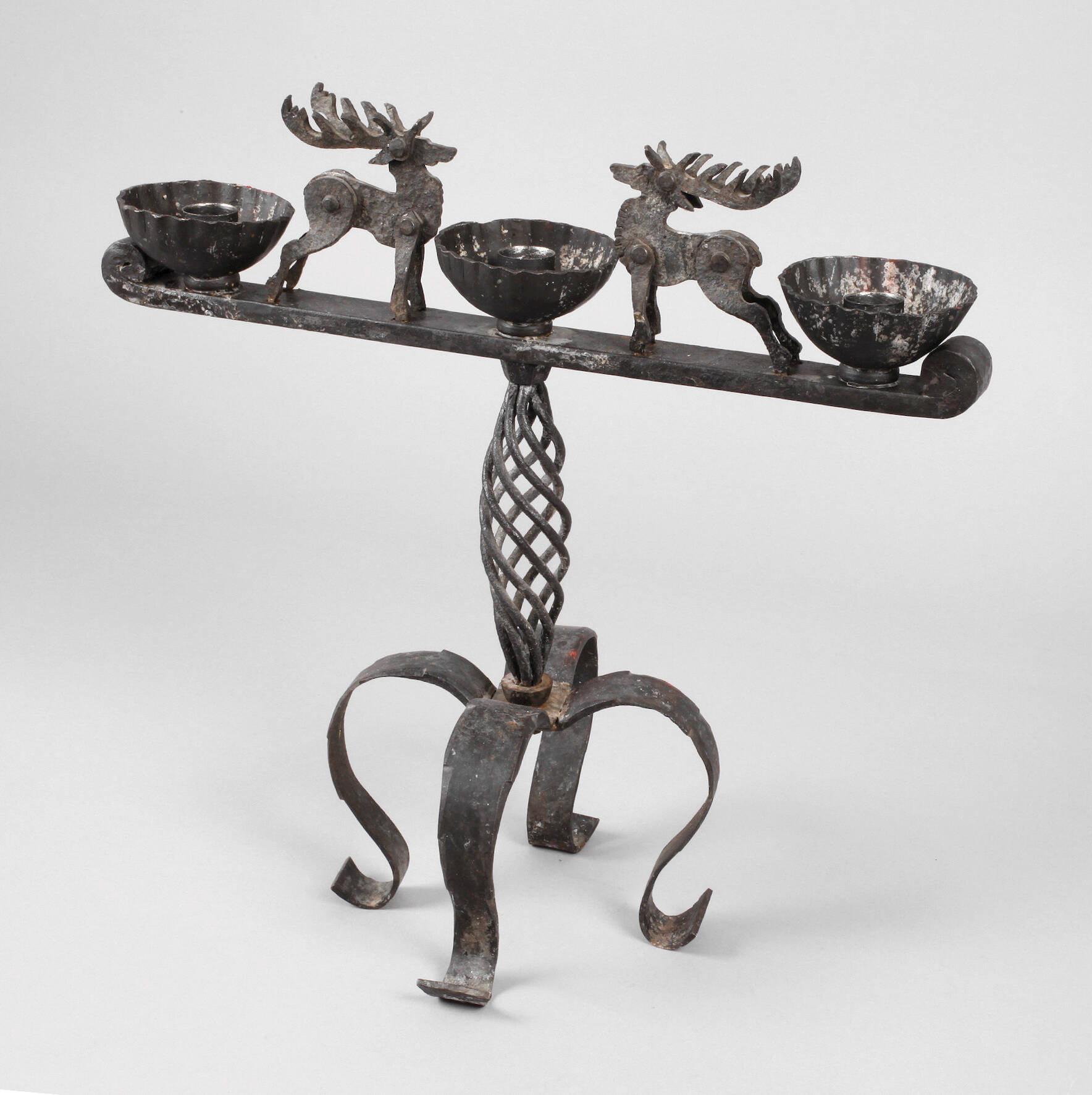 Schmiedeeiserner Leuchter