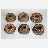 Konvolut Kupferbackformen111