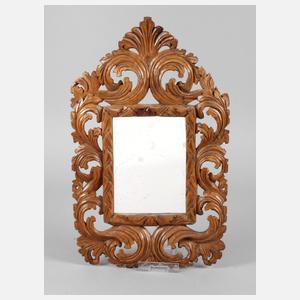 Kleiner geschnitzter Wandspiegel