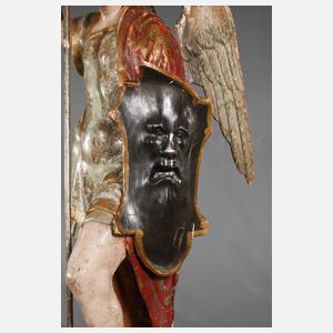 Geschnitzte Heiligenplastik