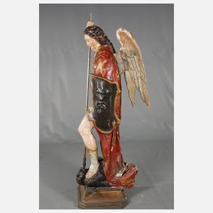 Geschnitzte Heiligenplastik