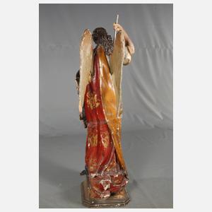 Geschnitzte Heiligenplastik