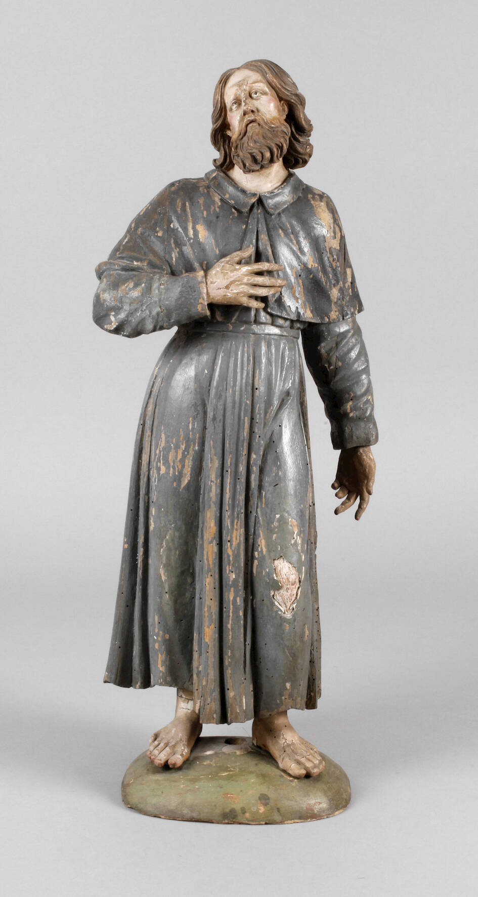 Geschnitzte Heiligenfigur