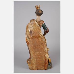 Geschnitzte Heiligenfigur Barock