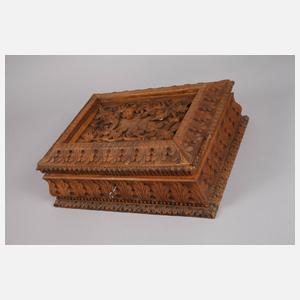 Geschnitzte Schatulle