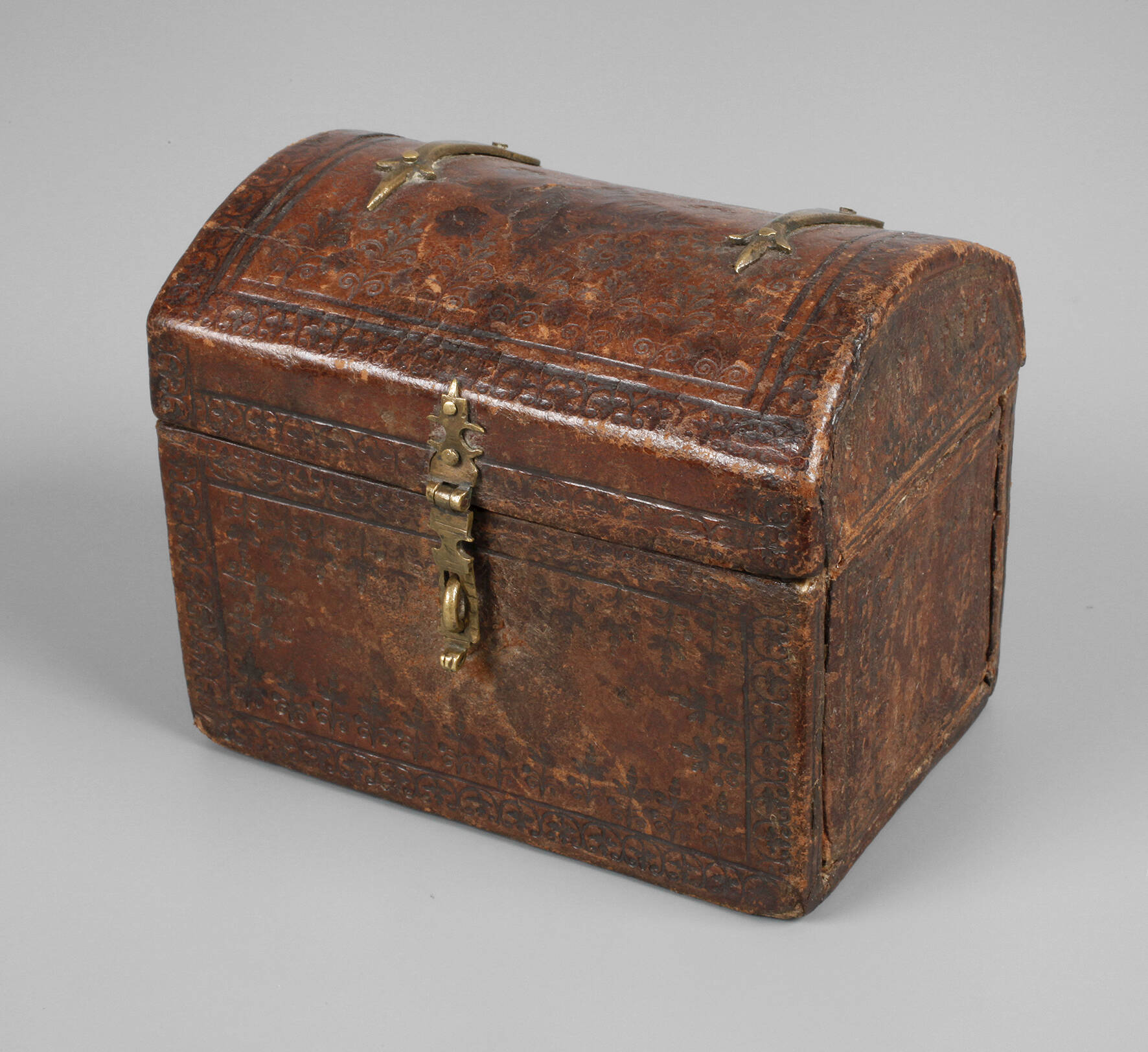 Barocke Lederschatulle