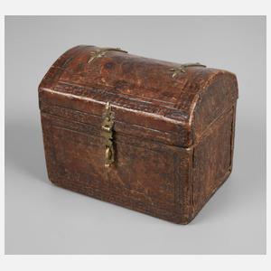 Barocke Lederschatulle