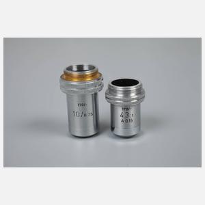 Satz Objektive/Okulare für Mikroskop