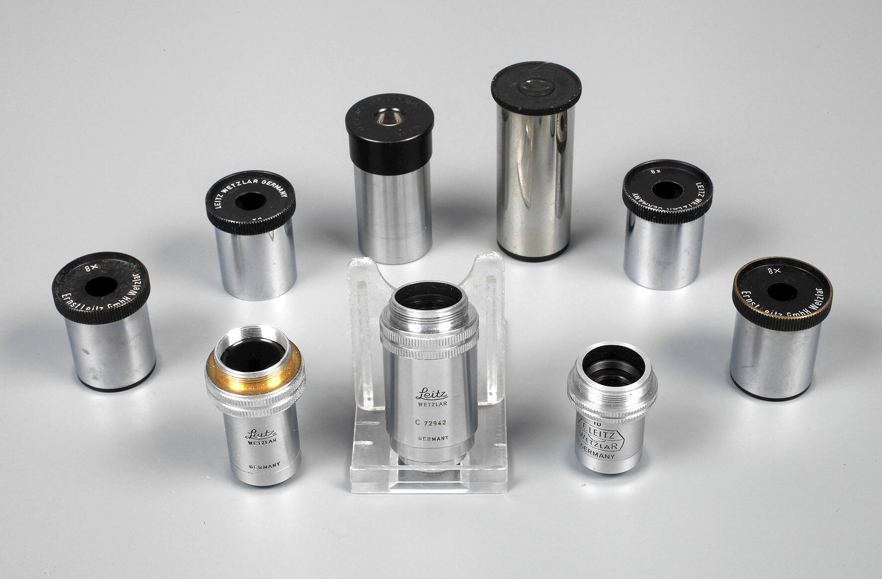 Satz Objektive/Okulare für Mikroskop