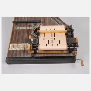 Zither mit Lochbandspielwerk