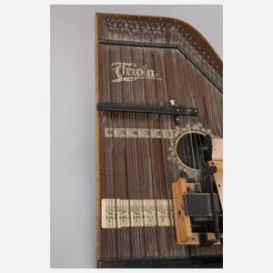 Zither mit Lochbandspielwerk