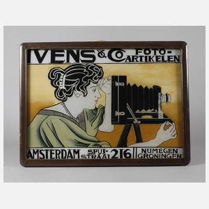 Werbeschild Hinterglasmalerei