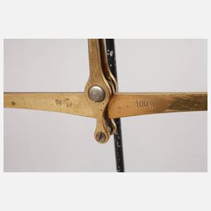 Tischwaage und Wägesatz