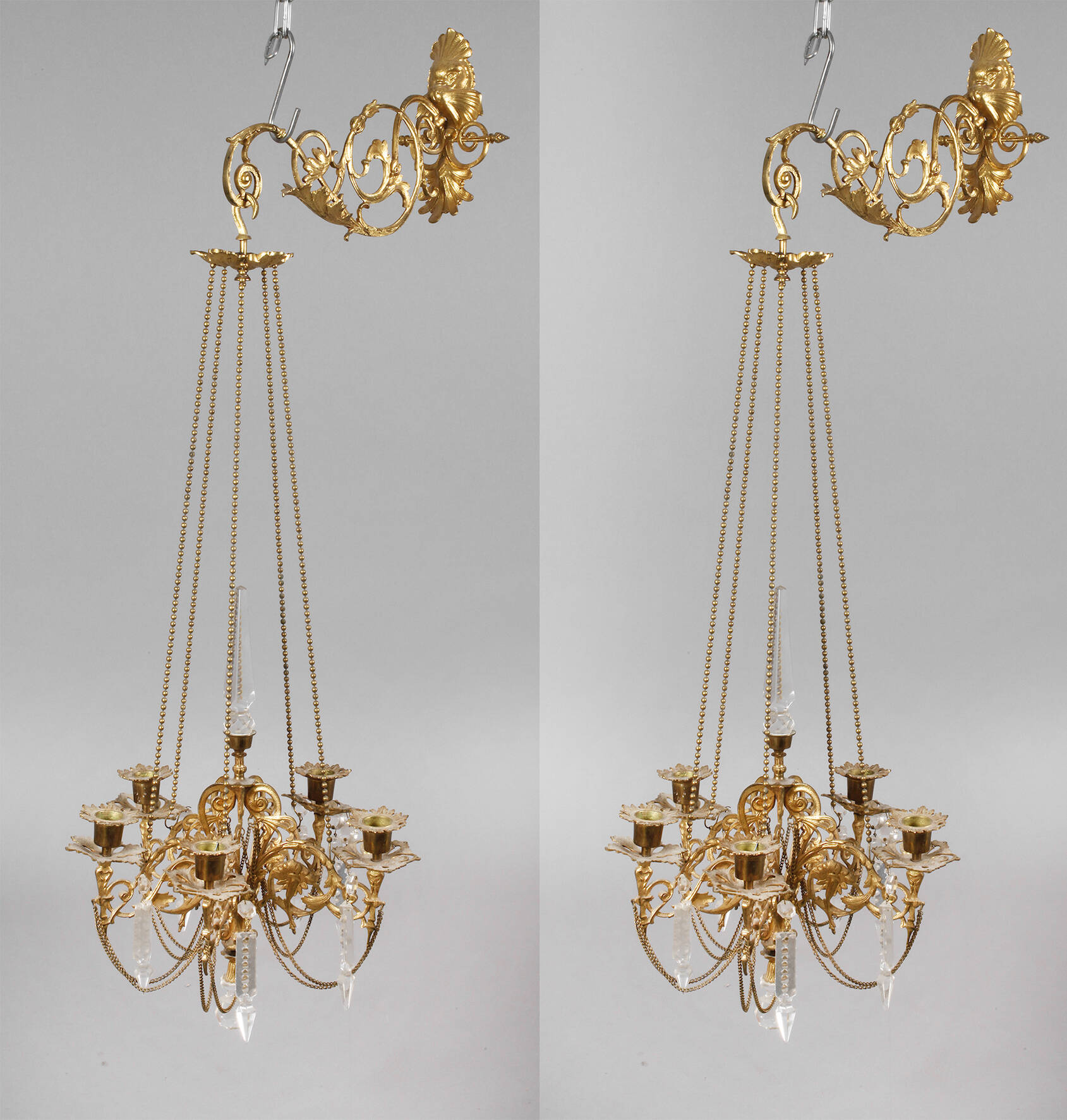 Paar Wandleuchter Historismus