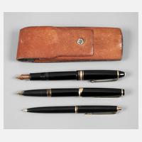 Drei Schreibgeräte Montblanc111
